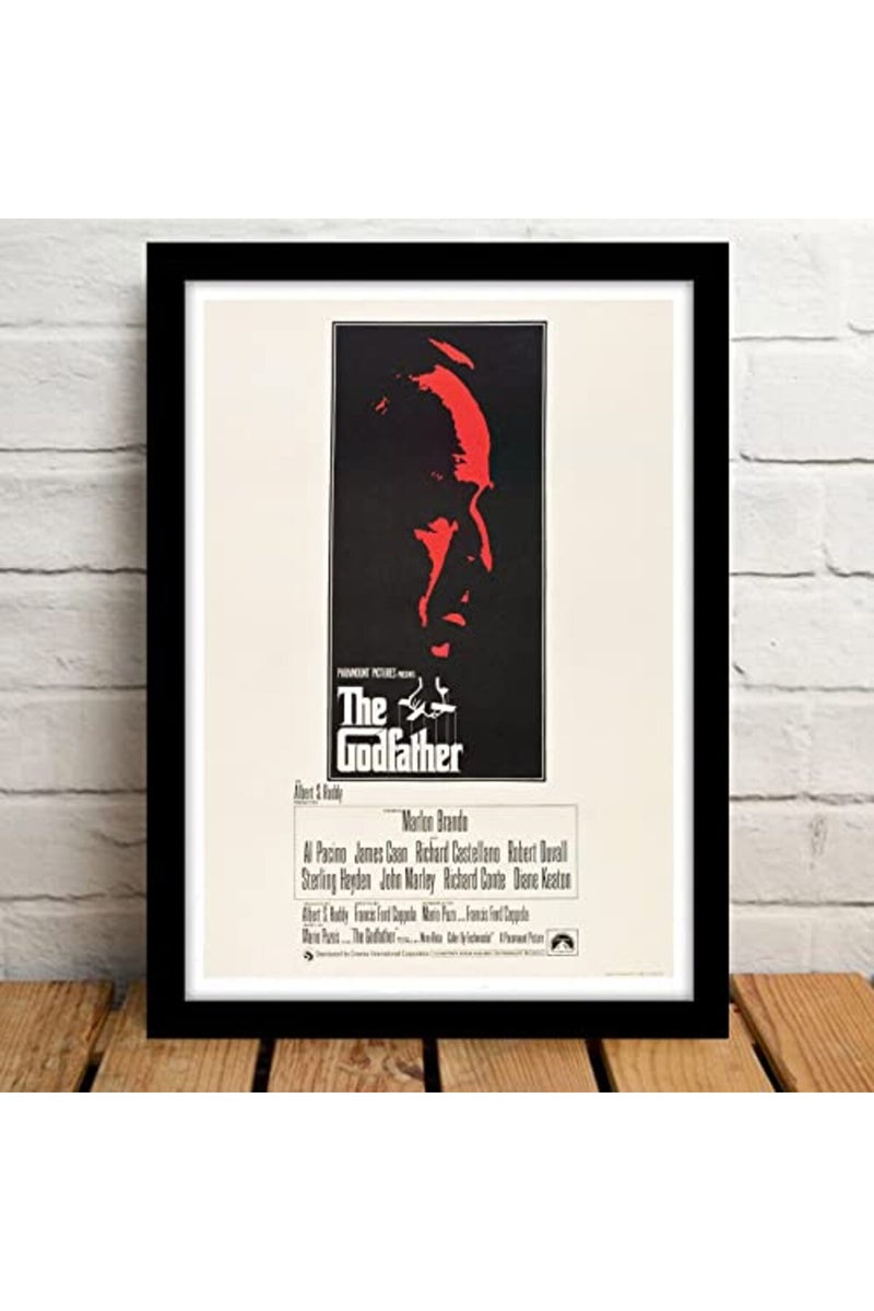 GRAY WALL ALAYRA Godfather movie Framed Poster, Multicolour For Room & Office (10 Inch X 13 Inch, Framed) - Image 5