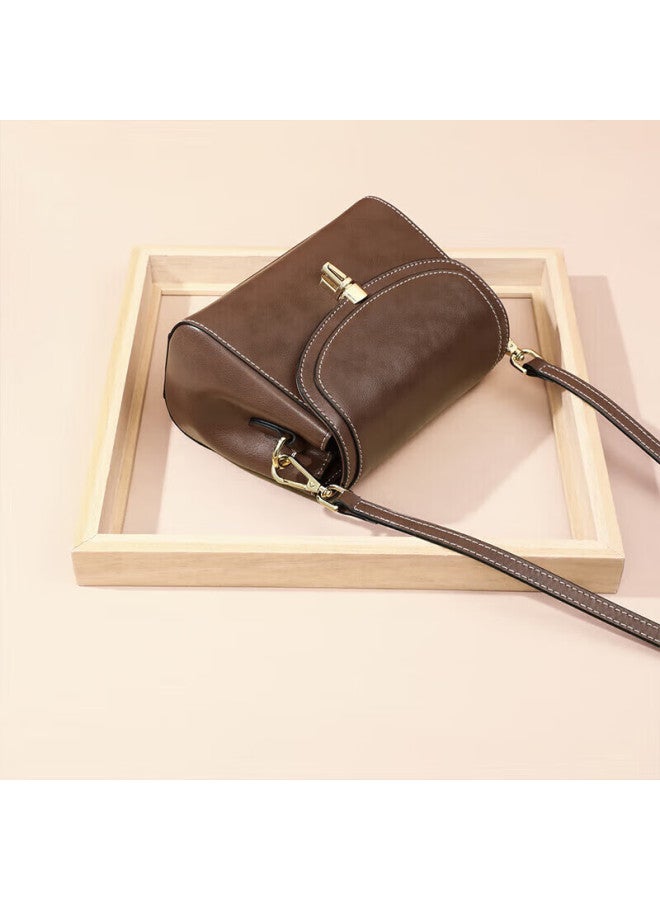 Viney Women's Handbag, Cowhide Crossbody Bag, Stylish Luxury Shoulder Phone Bag, Birthday Gift For Girlfriend, Qixi Festival And Valentine's Day Present - Image 2