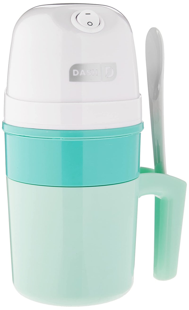 DASH My Pint Ice Cream Maker Machine (Aqua): Multi-Purpose Soft Serve Ice Cream Machine for Homemade Gelato, Sorbet, Frozen Yogurt, Includes Mixing Spoon, Easy to Clean and Store - Image 4