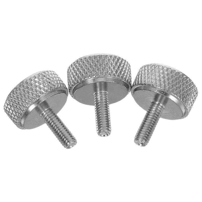 3pcs Calipers Locking Screws: M3x7mm Round Flat Knurled Thumb Knob Bolts - Calipers Replacement screws supplies - Image 1