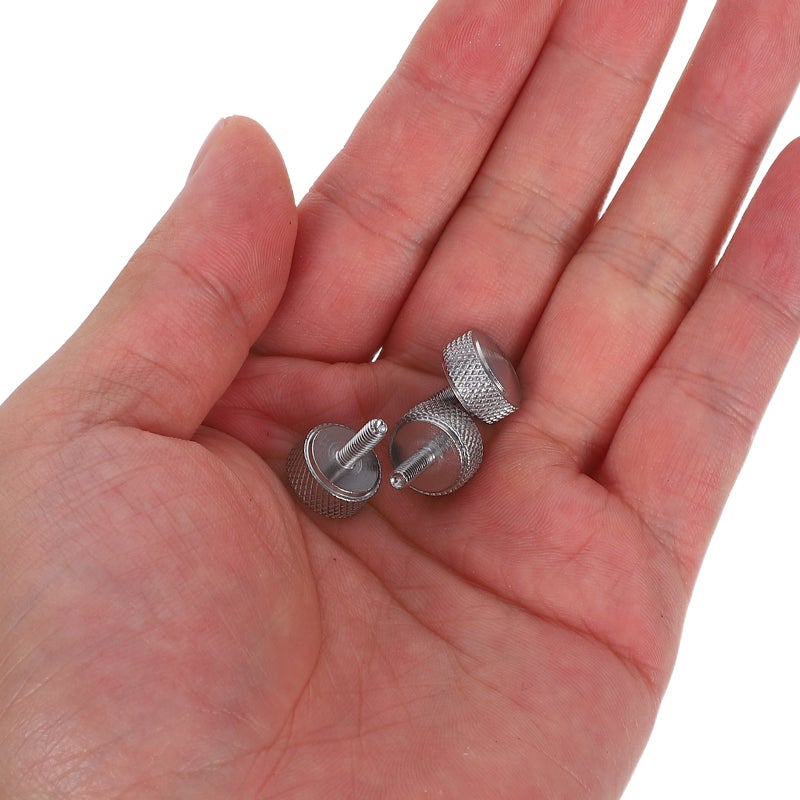 3pcs Calipers Locking Screws: M3x7mm Round Flat Knurled Thumb Knob Bolts - Calipers Replacement screws supplies - Image 4