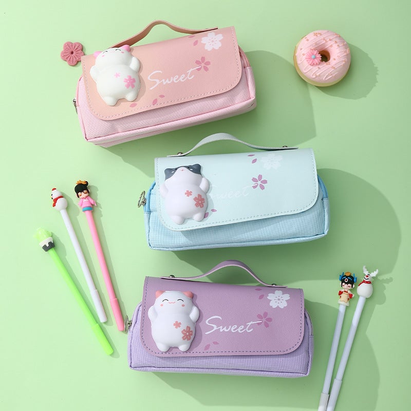 Elementary School Student Pencil Case Female Junior High School Student Pencil Case Junior High School Student Pencil Case Junior High School Student Pencil Case Female Pencil Case Student - Image 3