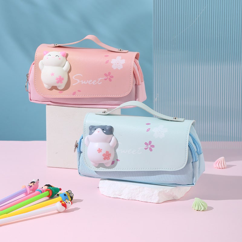 Elementary School Student Pencil Case Female Junior High School Student Pencil Case Junior High School Student Pencil Case Junior High School Student Pencil Case Female Pencil Case Student - Image 4