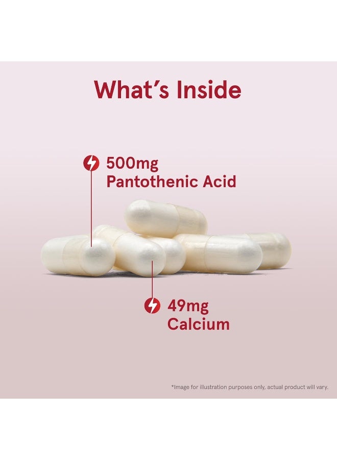 jarrow formulas Pantothenic Acid B5 Formulas - 500 Mg - 100 Veggie Caps - Image 3