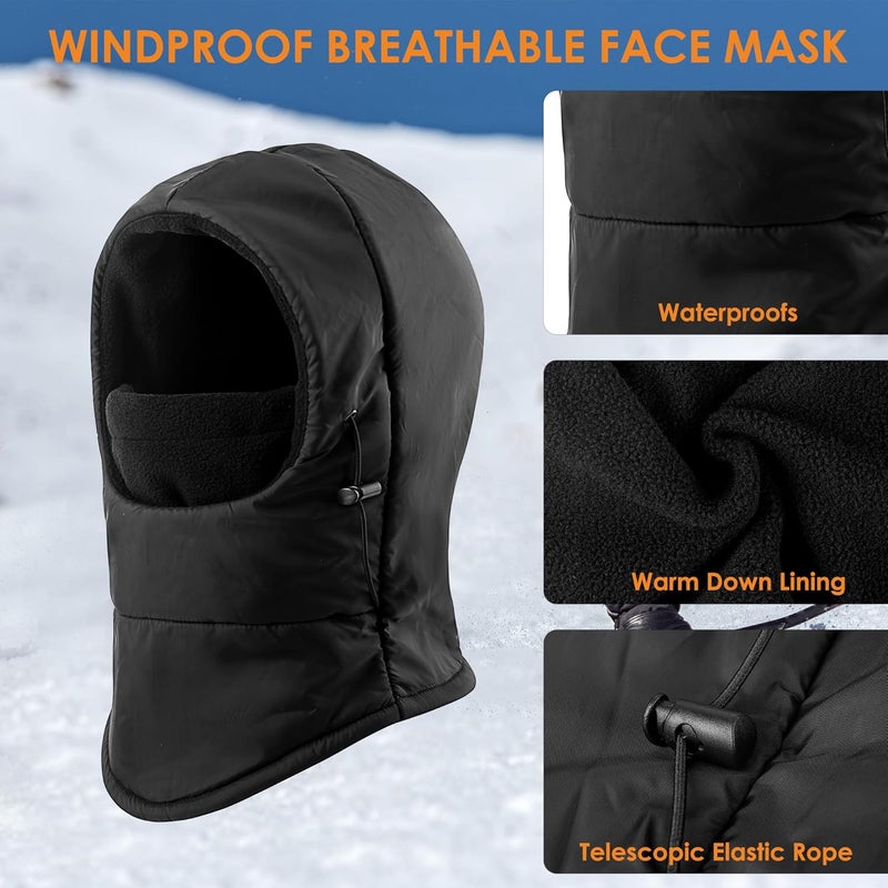 REDESS Winter Windproof Hat, Unisex Children Heavyweight Balaclava, Ski Mask with Thick Warm Fleece Face Cover - Image 2