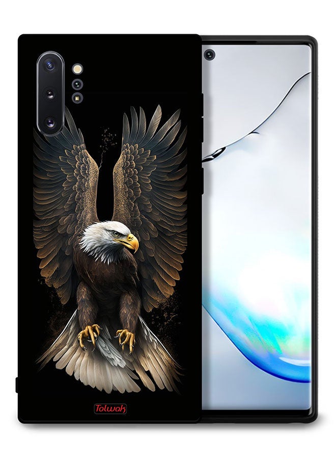 Tolwak غطاء حماية لجهاز سامسونج جالاكسي نوت 10 بلس 4G بتصميم جناحي النسر - Image 1
