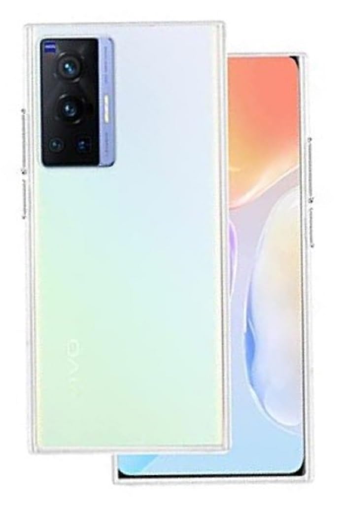 Nishtech غطاء خلفي شفاف هجين ناعم رفيع مضاد للغبار لجهاز Vivo X70 Pro 5G مع حماية الكاميرا - Image 1