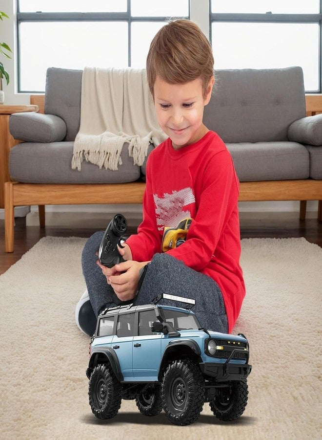 Black Foru High-Speed RC Car Off-Road Truck, Speed Model Toys, Model Crawler Remote Control Truck 1/16 Scale Offroads Play Vehicle with LED Roof Light Outdoor Competitive Toy - Image 2