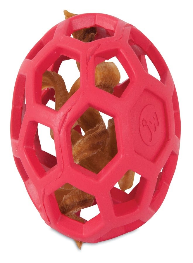 JW Hol-ee Holiday 2PK Dog Toy Set - 2 Pack Treat Ball & Pull Toy for Small Breeds - Image 4