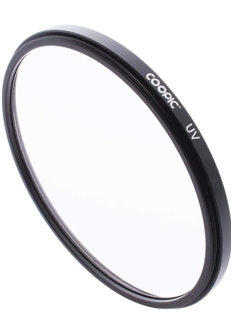 COOPIC 72mm UV Ultra-Violet Filter Lens Protector Compatible with Canon Nikon DSLR Cameras - Image 1