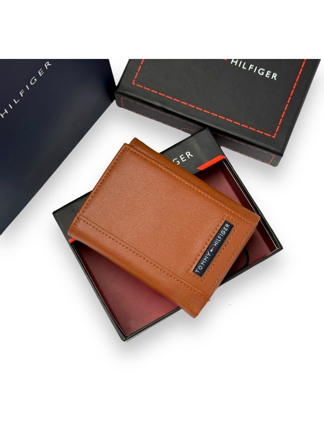 تومي هيلفيغر سبورت محفظة تومي هيلفيغر  الأنيقة باللون جمل - Image 1