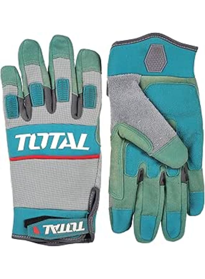 TOTAL TOTATLTOOLS Mechanic Gloves (TSP1806, Green)
