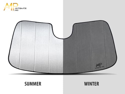 AutoMate Pro Custom Fit Windshield Foldable Sunshade for 2024 2025 2026 Mercedes-Benz CLE-Class 2 Door Coupe, Compact Reflective Block UV Visor Protector Folding Insulation Accessories (Made in USA) - Image 5
