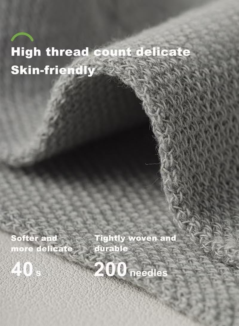 Men's Breathable Mesh Cotton Ankle Socks - 5 Pairs, Lightweight and Comfortable - Image 3