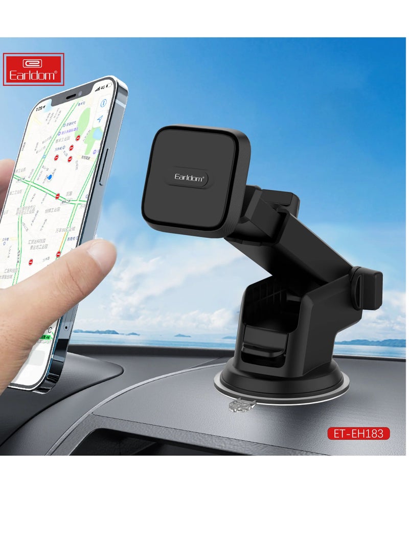 Earlodom ET-EH183 Long Car Holder Dashboard Car Magnetic Mount Black - Image 4