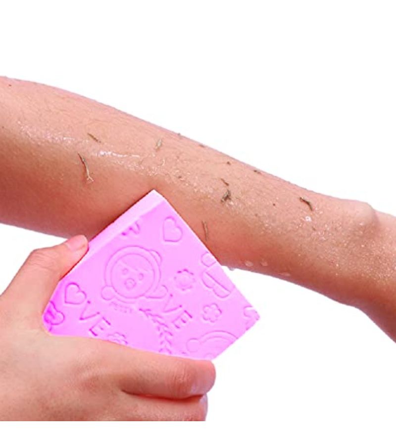2 Pack Exfoliating Bath Sponge for Dead Skin Removal Spa Body Scrub Random Color - Image 2