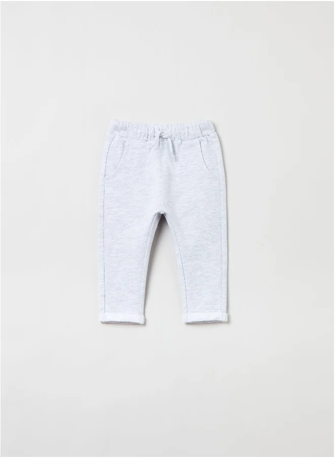 Ovs Ovs Baby Boy Cotton Joggers With Drawstring
