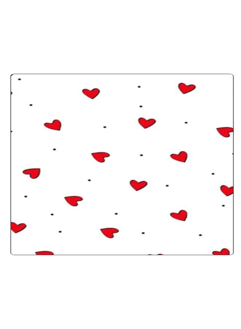 RKN Printed Anti-Slip Gaming Mouse Pad Red/White