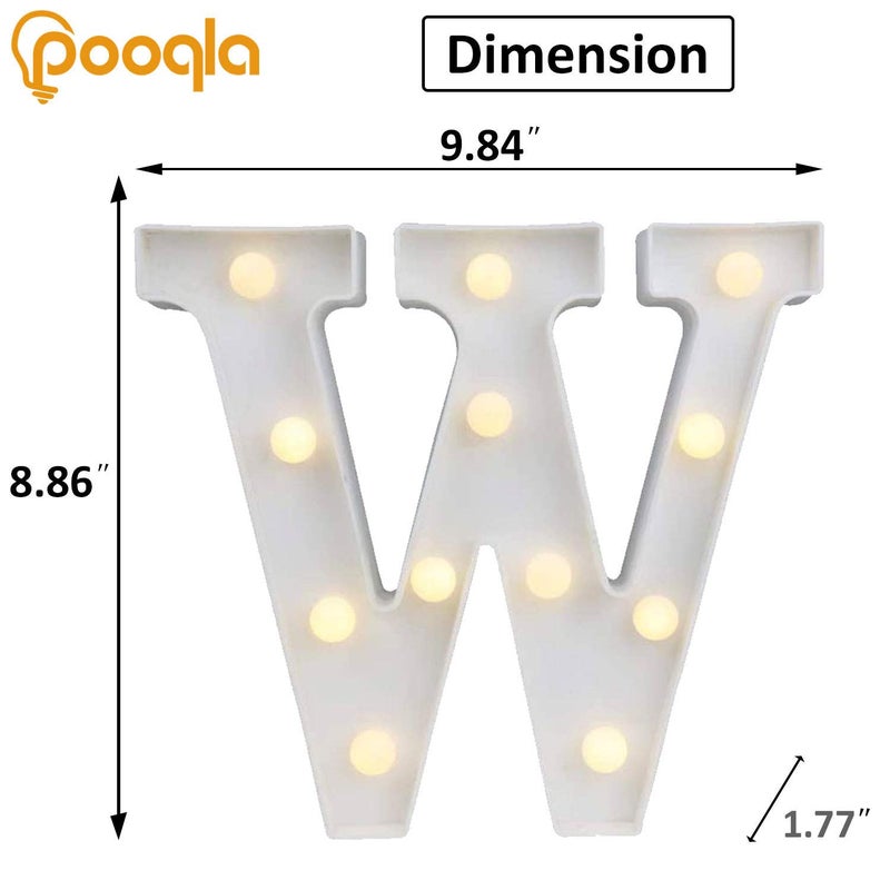 بوكلا POOQLA LED LED LEDTER LIGHTS Sign - Image 3