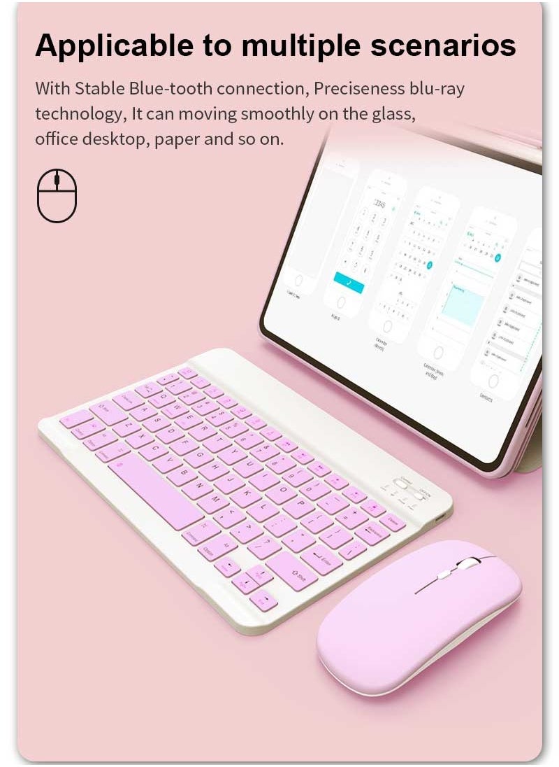 Universal Wireless Keyboard & Mouse Combo with Arabic & English Ergonomic Design and Silent Typing Keys Ultra Slim Design Compatible with Android Apple iPad IOS Windows & Mac (Black) - pzsku/Z95C1FD143E9038D61917Z/45/1741184875/ca8dcf71-665e-41b5-b7ee-d20bdb3f1cd5
