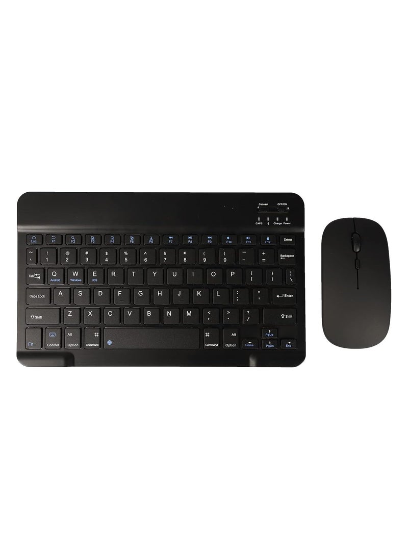 Universal Wireless Keyboard & Mouse Combo with Arabic & English Ergonomic Design and Silent Typing Keys Ultra Slim Design Compatible with Android Apple iPad IOS Windows & Mac (Black) - pzsku/Z95C1FD143E9038D61917Z/45/_/1727106743/5be4e1c8-4eed-4e10-8a22-0b371b38a8b0