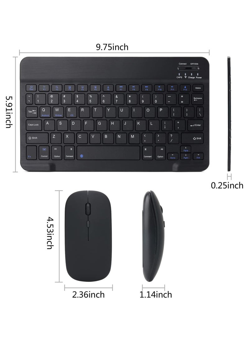 Universal Wireless Keyboard & Mouse Combo with Arabic & English Ergonomic Design and Silent Typing Keys Ultra Slim Design Compatible with Android Apple iPad IOS Windows & Mac (Black) - pzsku/Z95C1FD143E9038D61917Z/45/_/1727106752/3b03f552-a369-44c6-a35f-b778a109cedc