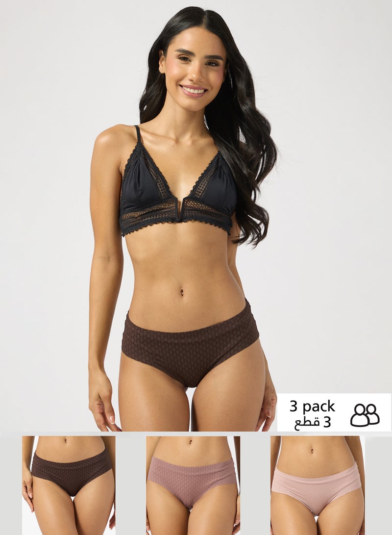 اندر ارمر ثلاث قطع شبك ناعم لا يظهر من أسفل البنطال - Image 1
