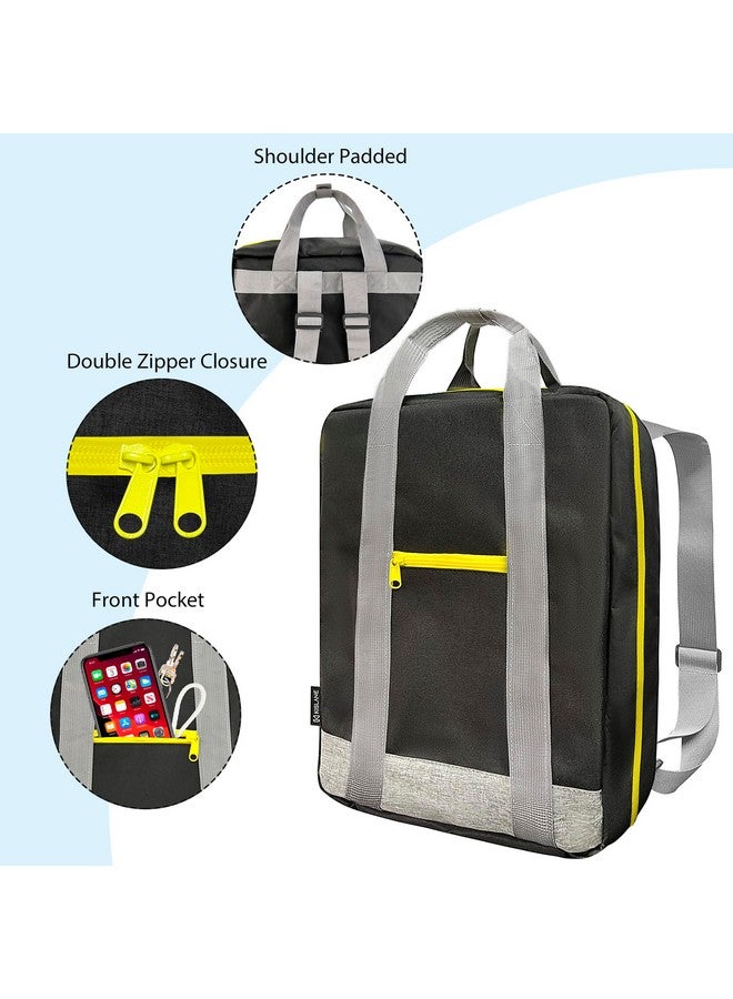 KISLANE KISLANE Monster Trucks Storage Backpack - Versatile Carrying Case With Front Compartment and 2 Storage Pages for 36 Trucks - Ultimate Holder and Organizer  - Image 5