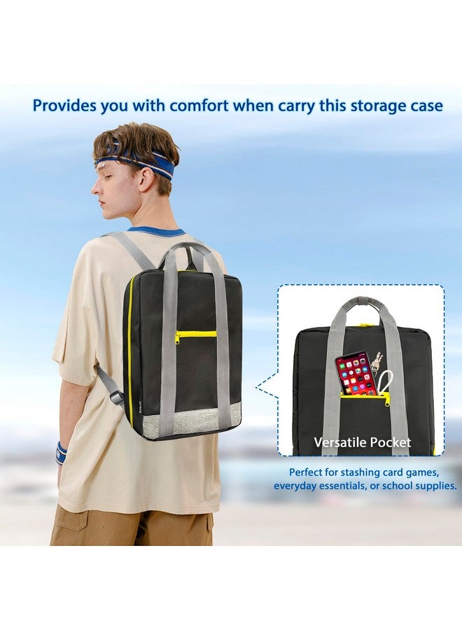 KISLANE KISLANE Monster Trucks Storage Backpack - Versatile Carrying Case With Front Compartment and 2 Storage Pages for 36 Trucks - Ultimate Holder and Organizer  - Image 4