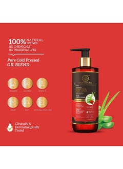 Khadi Natural Hibiscus & Aloe Vera Hair Conditioner| Frizz Free Hair| Improves Texture| Controls Hair Fall| Powered Botanics| 310Ml  - Image 3