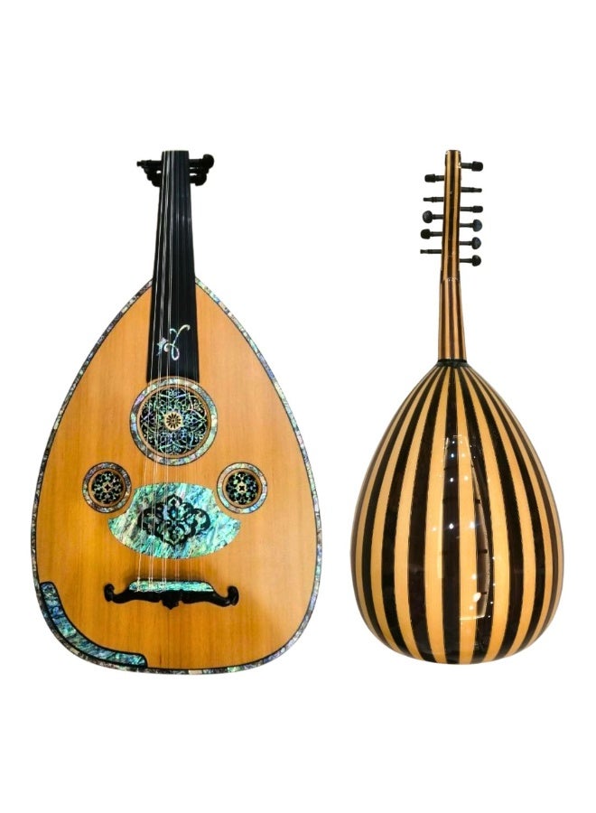 Al-Karz Music Zeryab Musical Oud Turkish Model 3 Cedar Face Fungi and Oak Back Ebony Fingerboard