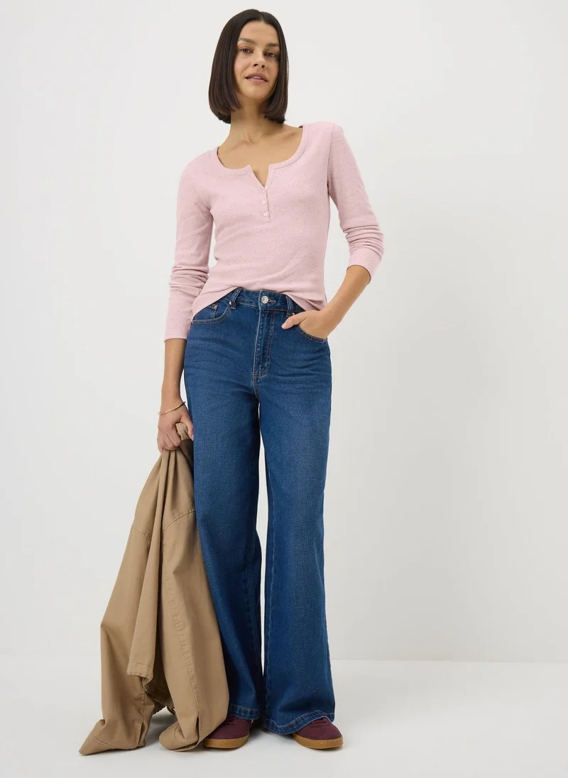 Matalan Light Pink Henley Top