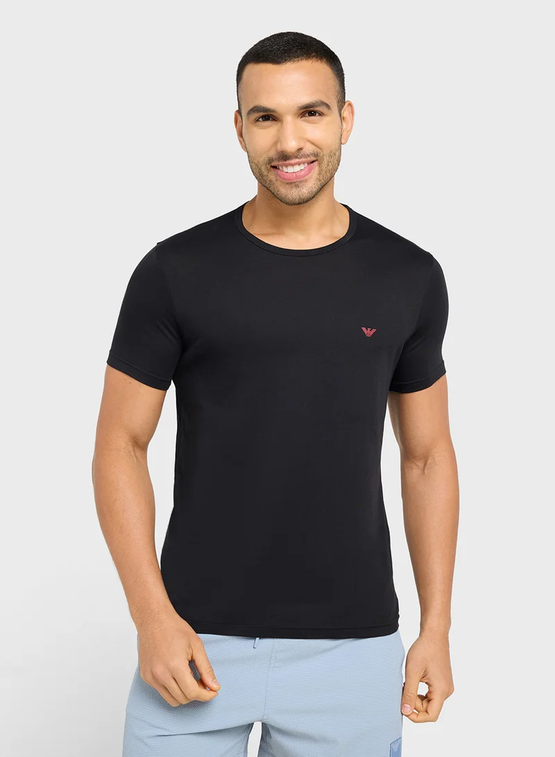 EMPORIO ARMANI 2 Pack Logo Crew Neck T-shirt