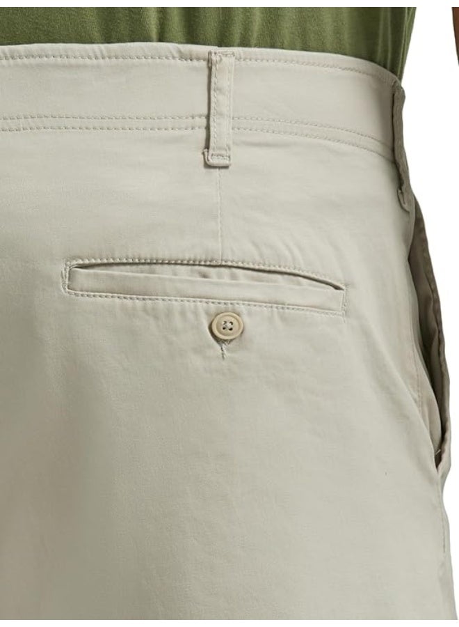 Lee Men's Big & Tall Extreme Motion Flat Front Short, Stone, 46 - Image 4