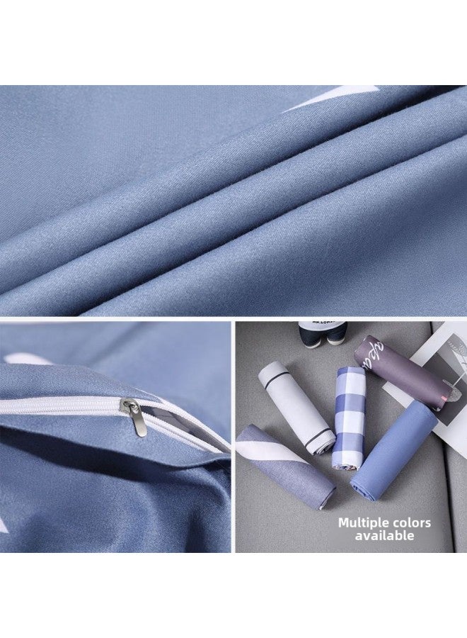 Latex Pillowcase Pair Couple 35X55 Single Adult Pillowcase 40X60 Washable 30X50 Children-Color:Tencel-light Luxury Life-Specifications:30x50x10  - Image 4