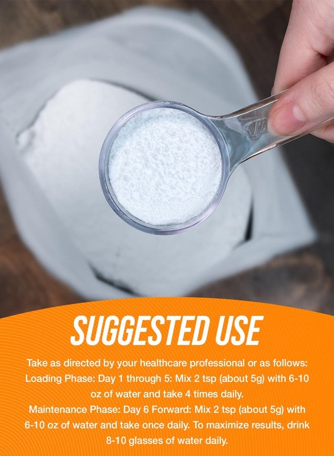 بالك سابلمنتس مسحوق كرياتين مونوهيدرات من BulkSupplements.com - مسحوق كرياتين دقيق، بدون نكهة - نقي وخالٍ من الغلوتين، 5 غرام (5000 ملغ) لكل حصة، 100 غرام (3.5 أونصة) (عبوة واحدة) - Image 4