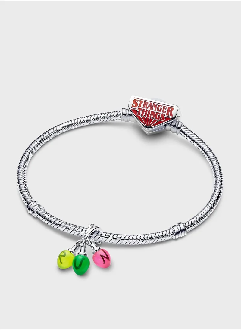 PANDORA Stranger Things Glow-In-The-Dark Run Dangle Charm
