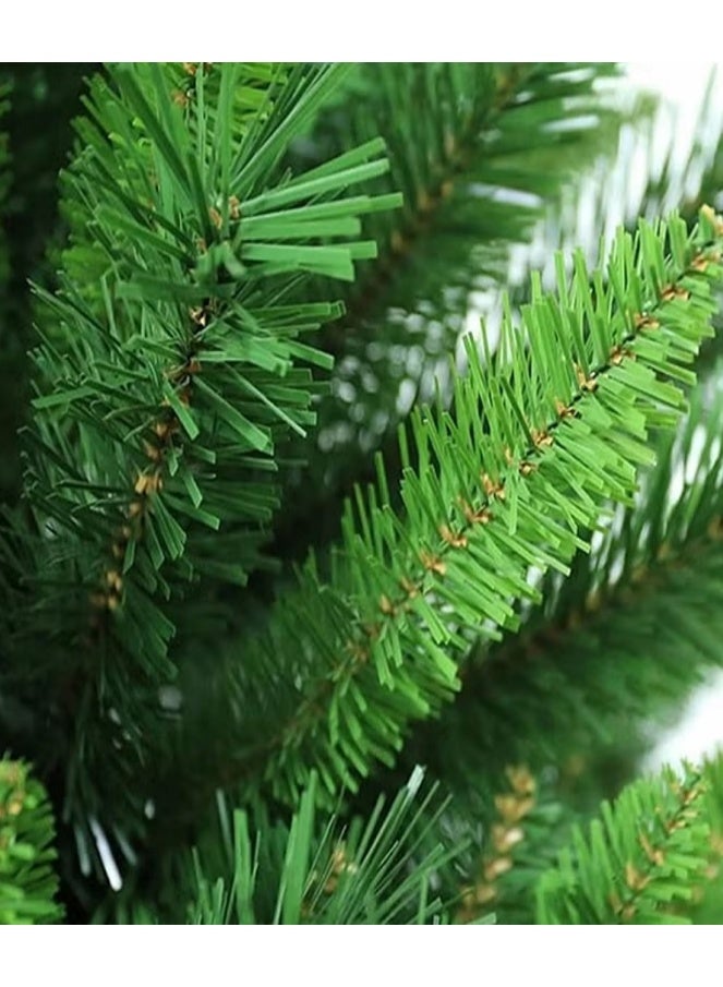 ARTIFICIAL TREE شجرة عيد الميلاد الصناعية بطول 180 سم مع 600 طرف، شجرة عيد الميلاد الخضراء المصنوعة من مادة البولي فينيل كلوريد، زينة عيد الميلاد الصناعية سهلة التجميع، تتضمن حاملًا معدنيًا - Image 2