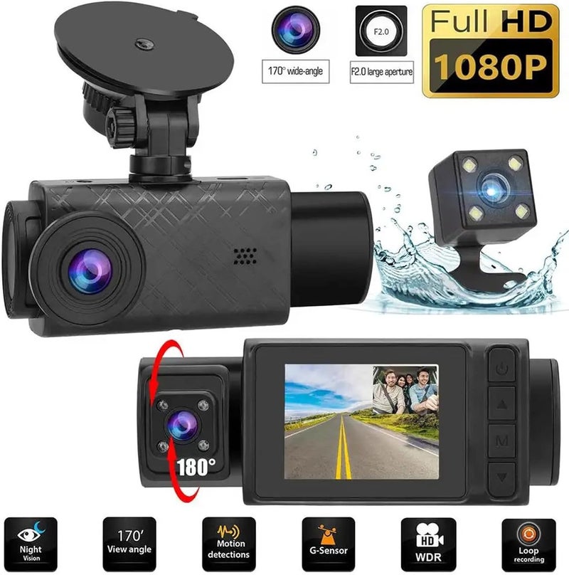 Precision made 3 Channel Full HD Infrared Night Dash Cam Car Dash Cam 1080P Wide Angle Loop Recording Parking Mode Reliable daily use design Multi-price design picks Integrated practical design Repeated assemble detach compatible Ventilated design Trendy natural tone options Easy daily handling design Rack friendly Integrated warehouse solution Heavy load resistant Balanced universal design Market diverse application fit Diverse requirement fit Multi-category warehouse equip Transit damage minimized design Daily use improved quality Long lifespan All item simple matching build Affordable purchase options Economical varied design options Durable versatile substance All season compatible build All condition fit Dense area priority deliver - Image 3