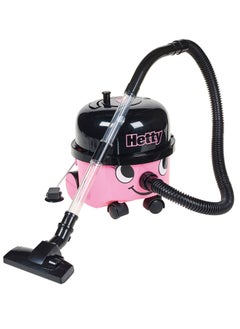 CASDON Hetty Vacuum Cleaner: Pink Toy Vacuum With Real Function And Nozzle Accessories. For Children Aged 3+  - Image 1