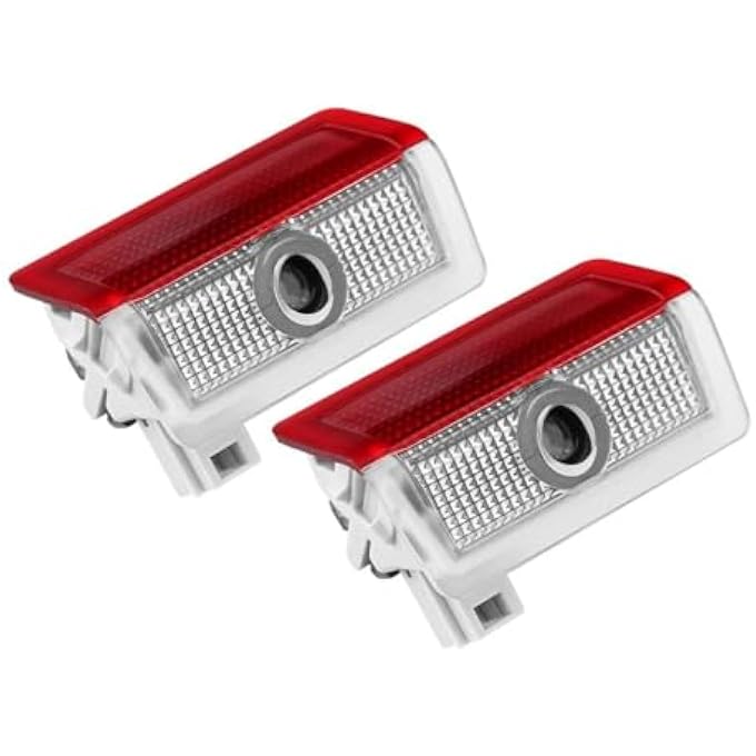 ميكينج تك قطعتان من مصابيح شعار LED لباب السيارة بديلة لمصابيح Benz ثلاثية الأبعاد Ghost Shadow Puddle Lights لا تتلاشى أبدًا مصباح سيارة LED ثلاثي الأبعاد لـ A B C E M G Gl Gla Glc Gle Gls Class 4Dr W205 W213 W176 W166 ACEGlaGlcGleGls - Image 1