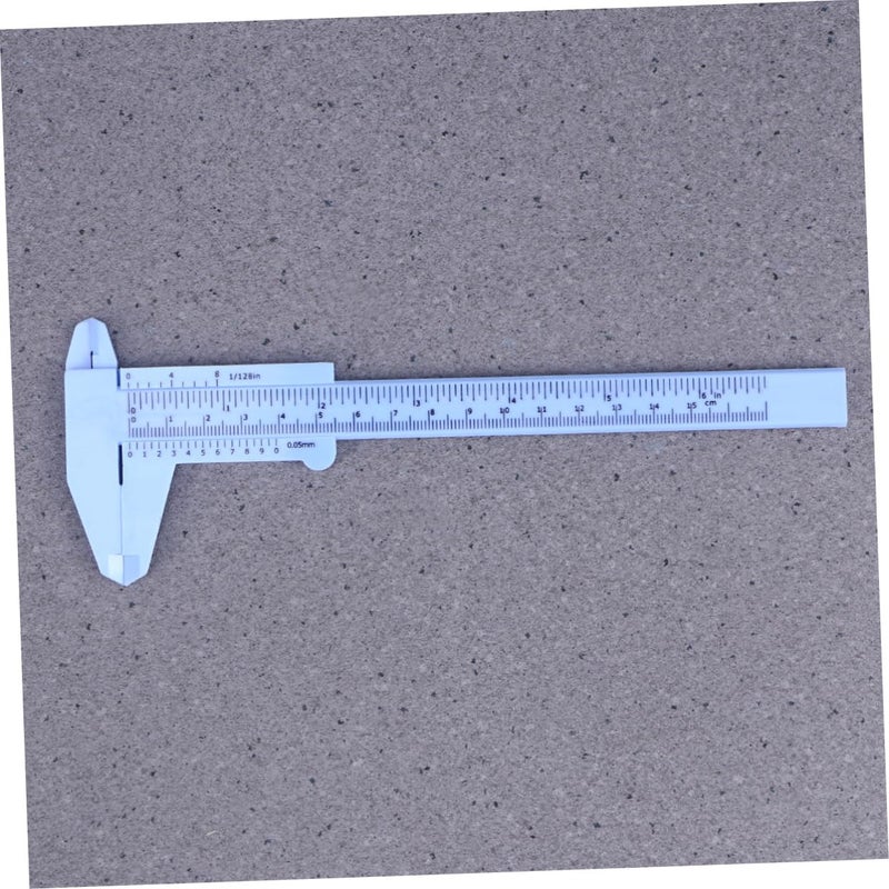 Alipis 150mm Plastic Mini Metric Caliper 0 5mm Precision Slide Gauge Dual Measurement Tool - Image 5
