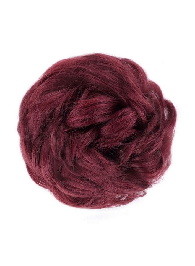 MORICA 1Pcs Messy Hair Bun Hair Scrunchies Extension Curly Wavy Messy Synthetic Chignon For Women Updo Hairpiece - Image 3