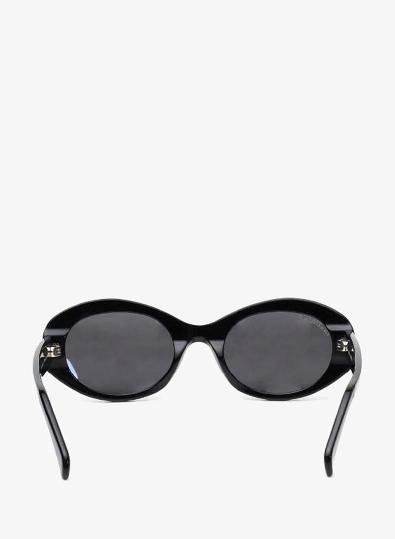 fastrack Polarized Sunglasses Black Frame Smoke Mirror Lens 52mm  - P605GY1PV - Image 4