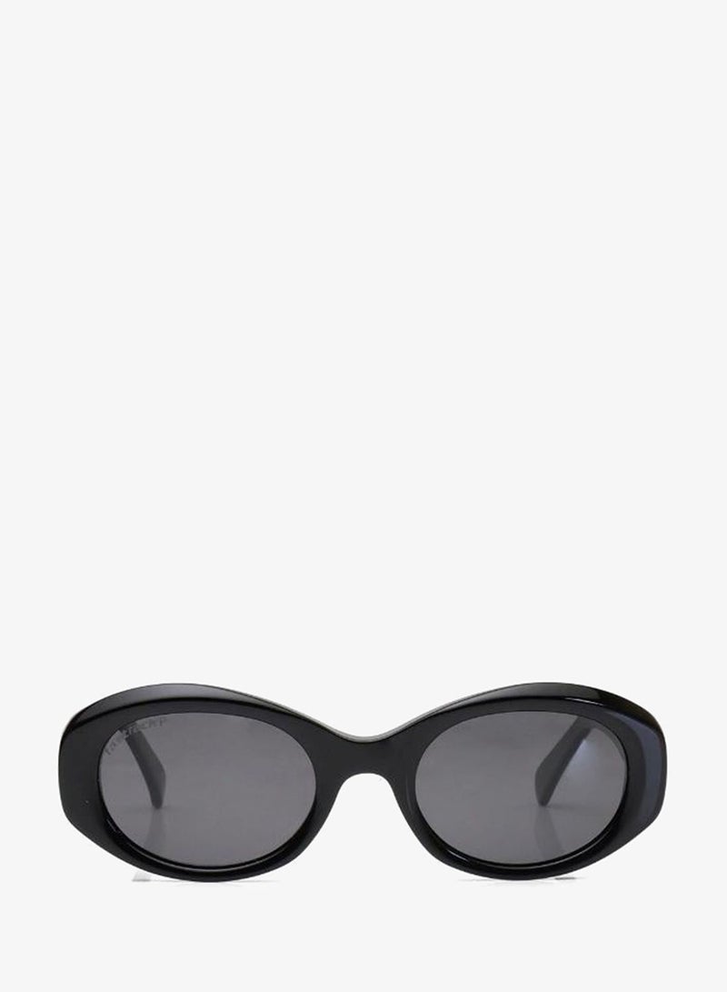 fastrack Polarized Sunglasses Black Frame Smoke Mirror Lens 52mm  - P605GY1PV - Image 2