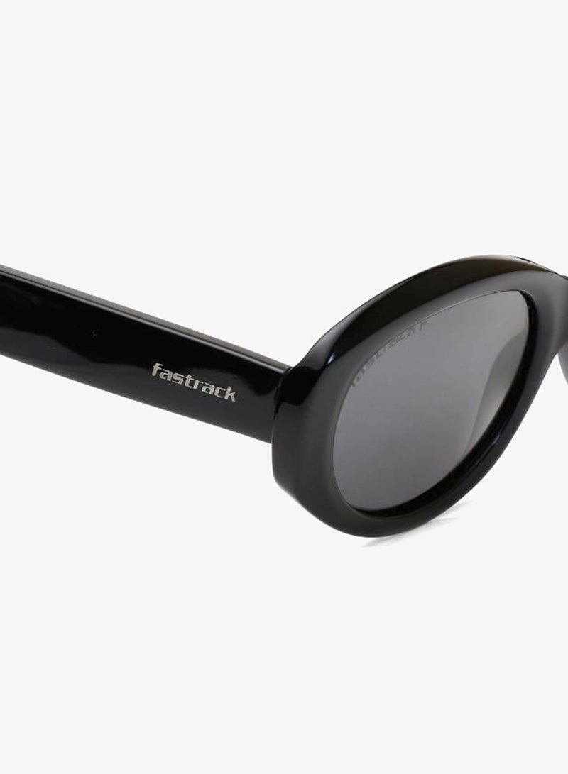 fastrack Polarized Sunglasses Black Frame Smoke Mirror Lens 52mm  - P605GY1PV - Image 5