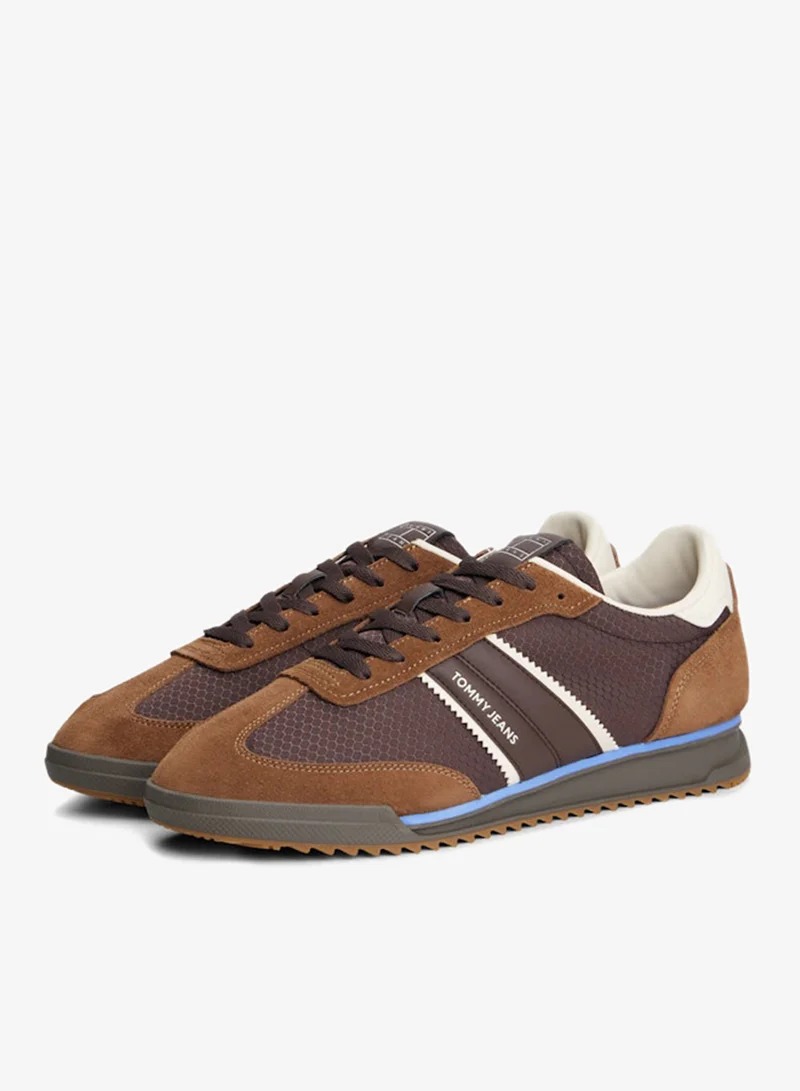 TOMMY JEANS Retro Mixed Texture Serrated Trainers
