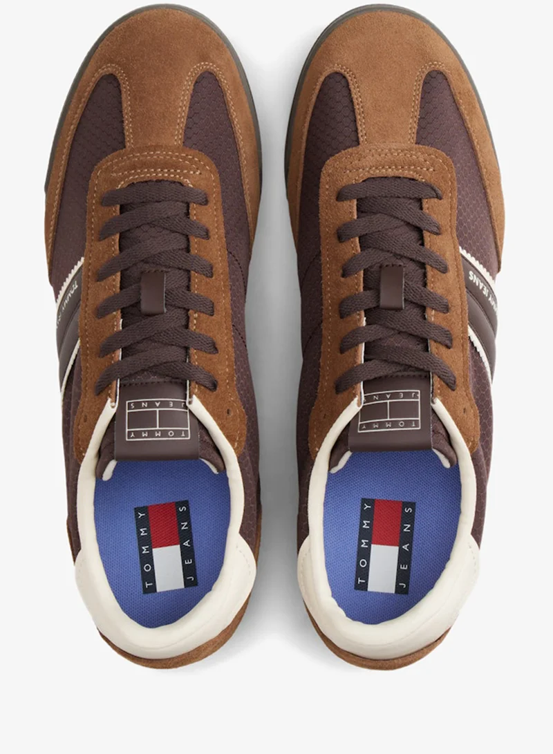 TOMMY JEANS Retro Mixed Texture Serrated Trainers