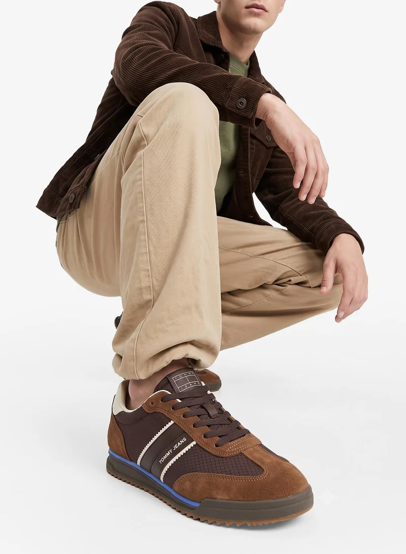 Tommy Jeans Retro Mixed Texture Serrated Sneakers
