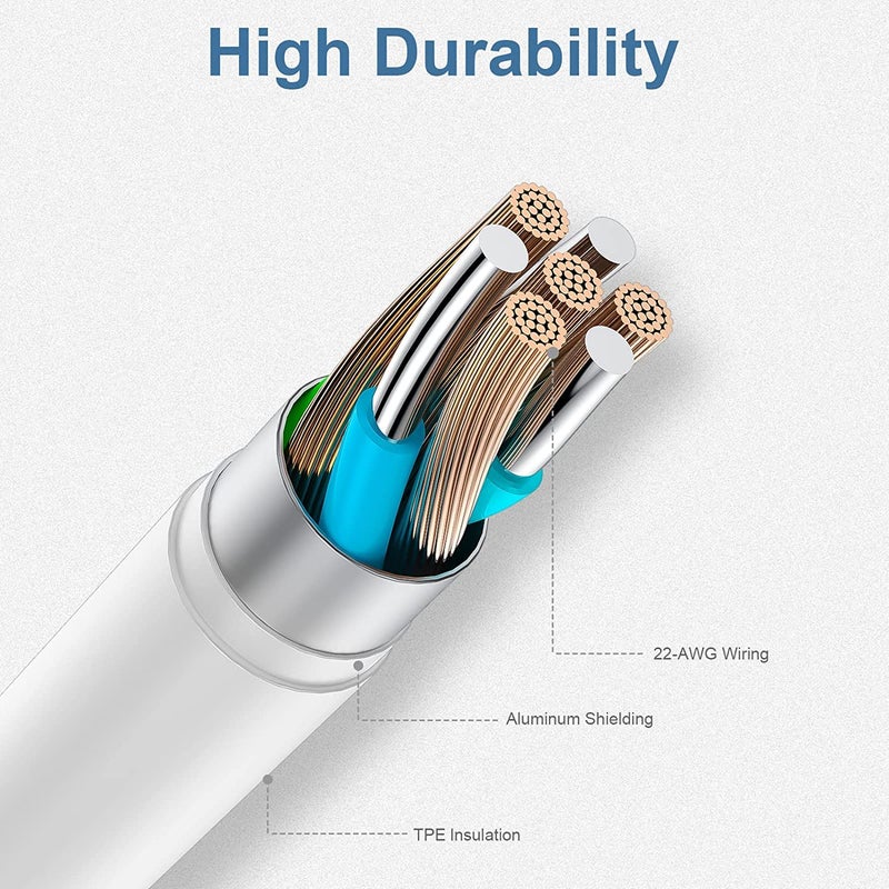 FUPYWP 5 Pack [Apple MFi Certified] Charger 3ft, Apple USB to Lightning Cable 3 Foot, Original Fast Charging Cord for iPhone 13 Pro Max/ 13/12Pro Max/12 Pro/11/Se2022/XR/X/8/iPad, White - Image 5